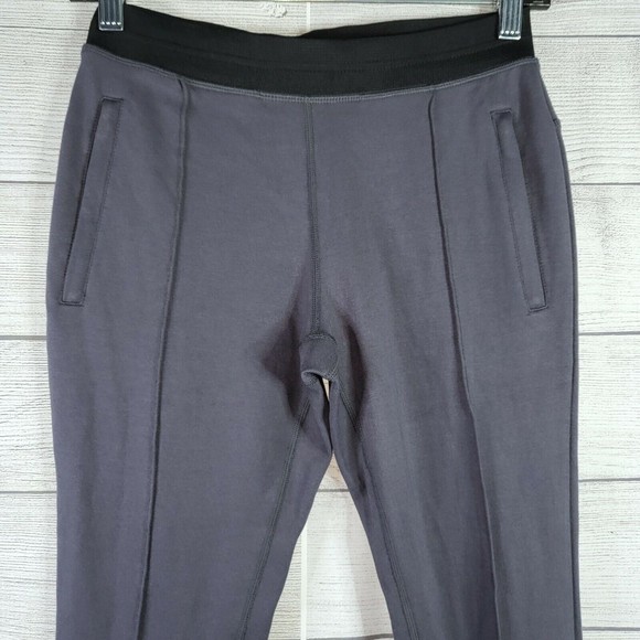 Fabletics Womens Gray Noelle Pintuck Zipper Cuffs Pockets Leggings Pants Size XS - Picture 7 of 10